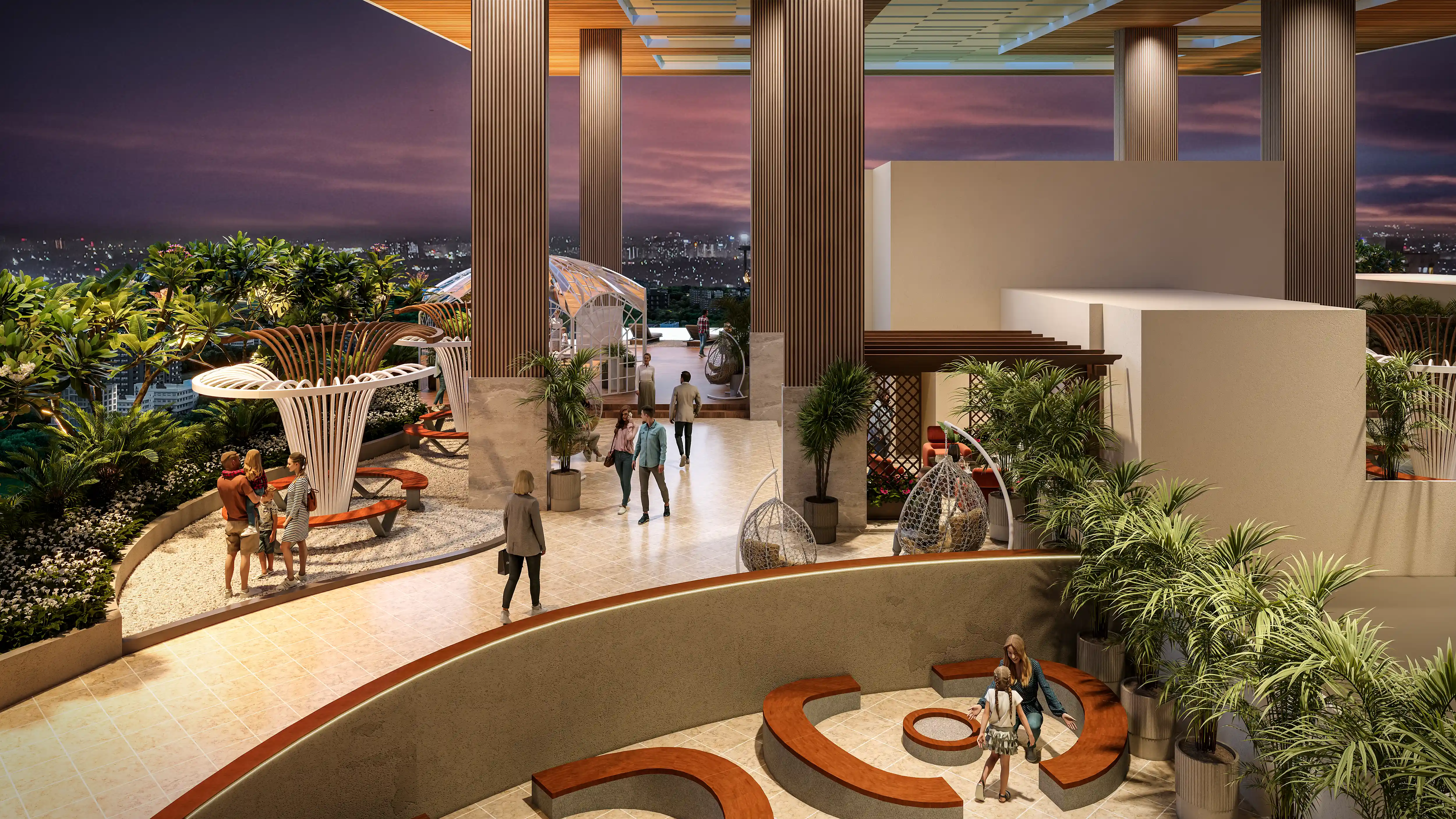 Rooftop club Terrace